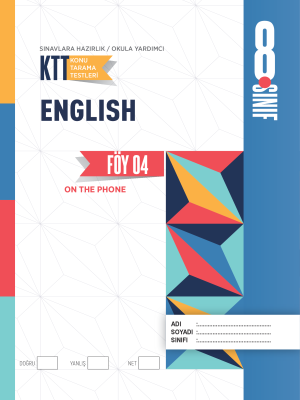 2025 - 8. SINIF İNGİLİZCE KTT - MODÜL-4