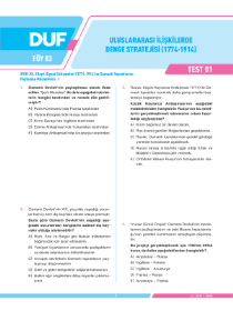 11. SINIF TARİH DUF - FÖY-3 - 2022