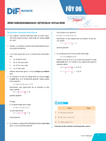 9. SINIF MATEMATİK DİF - FÖY-6 - 2022
