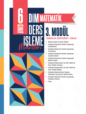 6. SINIF MATEMATİK DİM - MODÜL-3 - 2023