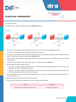2024 - AYT FİZİK DİF - FÖY-18