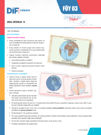 9. SINIF COĞRAFYA DİF - FÖY-3 - 2022