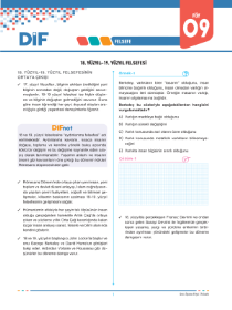 TYT FELSEFE - DİF - FÖY 9