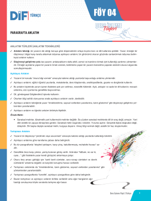 2025 - TYT TÜRKÇE DİF - FÖY-4