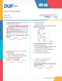 AYT KİMYA DUF - FÖY-6 - 2022