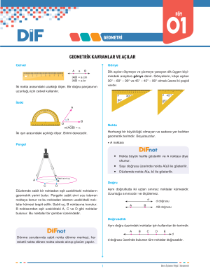 TYT - AYT GEOMETRİ - DİF - FÖY 1