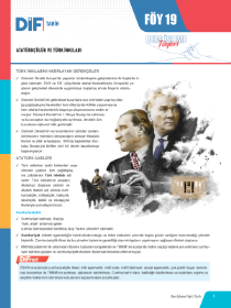 TYT-AYT TARİH DİF - FÖY-19 - 2022