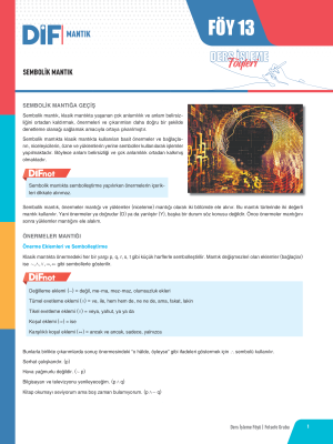 2025 - AYT FELSEFE GRUBU DİF - FÖY-13