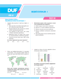 10. SINIF COĞRAFYA DUF - FÖY-7 - 2022