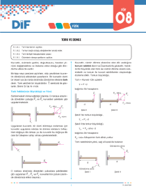 11.Sınıf FİZİK - DİF - FÖY 8