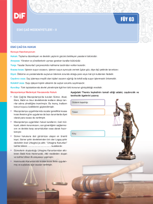 2025 - 9. SINIF TARİH DİF - FÖY-3
