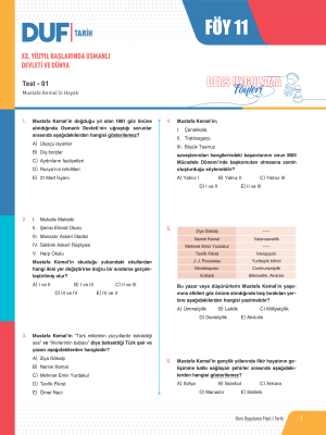 2024 - AYT TARİH DUF - FÖY-11