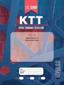 11. SINIF BİYOLOJİ KTT - FÖY-4 - 2022