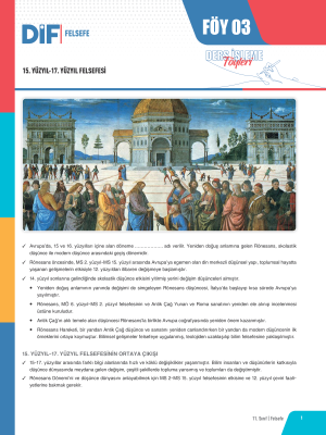 2025 - 11. SINIF FELSEFE DİF - FÖY-3