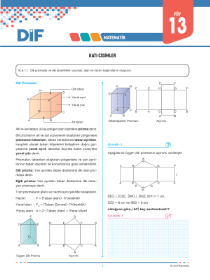 10. Sınıf Matematik - DİF - FÖY 13