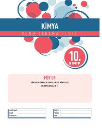 10.Sınıf KİMYA KTT