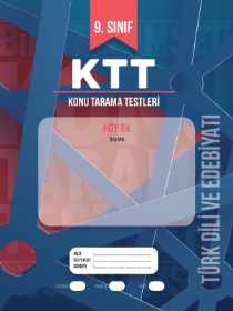 9. SINIF EDEBİYAT KTT - FÖY-6 - 2022
