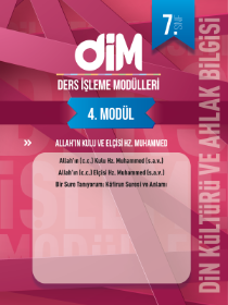 7. SINIF DİN KÜLTÜRÜ VE AHLAK BİLGİSİ DİM - MODÜL-4 - 2022