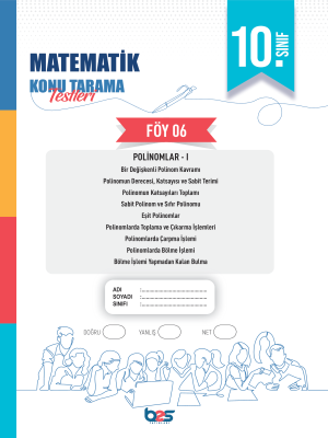 2024 - 10. SINIF MATEMATİK KTT - FÖY-6