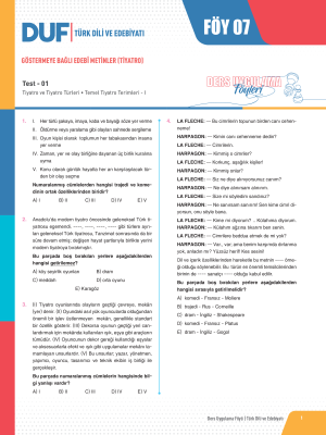 2025 - AYT EDEBİYAT DUF - FÖY-7