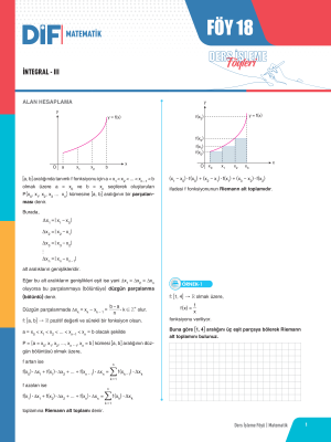 2025 - AYT MATEMATİK DİF - FÖY-18