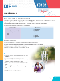 9. SINIF BİYOLOJİ DİF - FÖY-2 - 2022