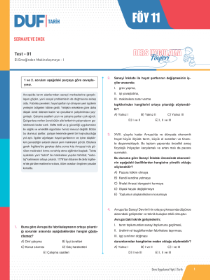 TYT TARİH DUF - FÖY-11 - 2022