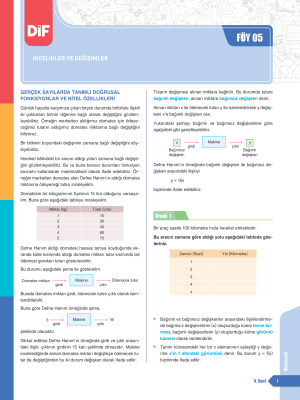 2026 - 9. SINIF MATEMATİK DİF - FÖY-5