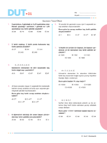 10.Sınıf MATEMATİK DUT