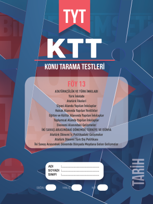 TYT TARİH KTT - FÖY-13 - 2023
