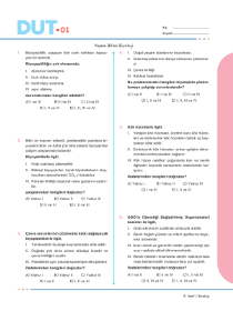9.Sınıf BİYOLOJİ DUT
