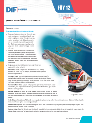 2024 - TYT COĞRAFYA DİF - FÖY-12